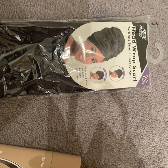 Head Wrap Scarf Turban Stretch Jersey Knit - Picture 2 of 3